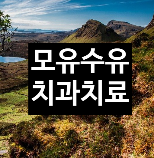  모유수유 중에 치과치료 받아도 되나요