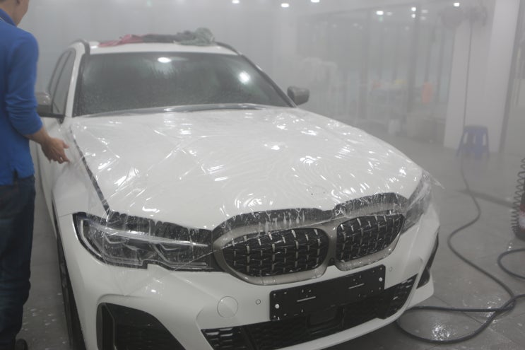  BMW M340i 투어링 오너프로 PPF 프론트 패키지 시공기