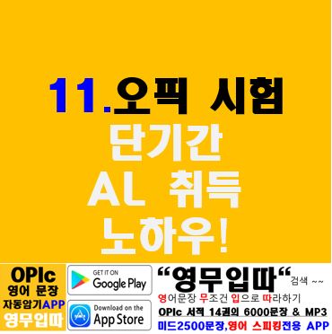 오픽 공부 방법