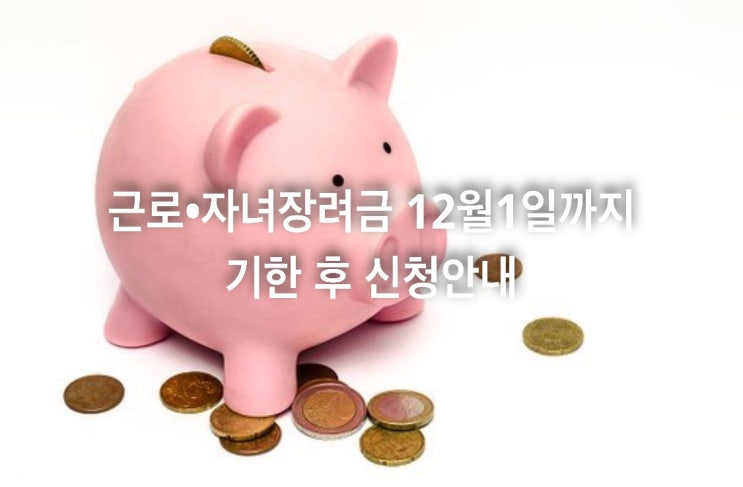  근로·자녀장려금 12월 1일까지 기한 후 신청안내