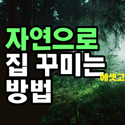  자연으로 작은집 꾸미기