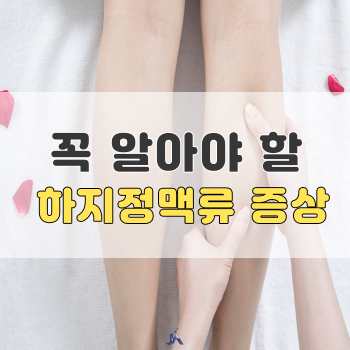  하지정맥류 증상 관리가 중요한 이유!