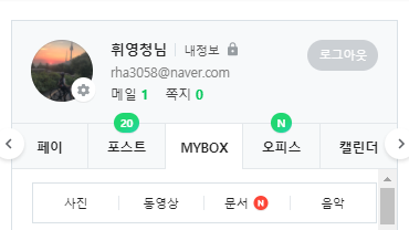  네이버 클라우드 위치 네이버 클라우드 어디갔어?  MYBOX 로 바뀜