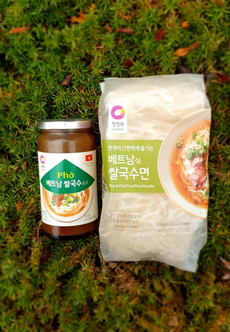  [청정원 푸드박스] 집에서 떠나는 동남아 미식 여행 (베트남 쌀국수 소스, 베트남식 쌀국수면, 월남쌈 소스)