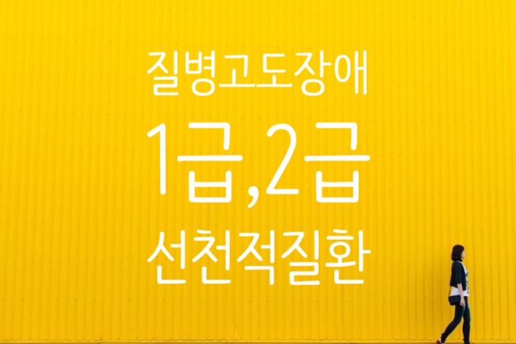  질병고도장애(1급,2급), 질병중증장애(1급,2급,3급) 감각신경성 난청(청력소실) 누난증후군 2급분쟁!