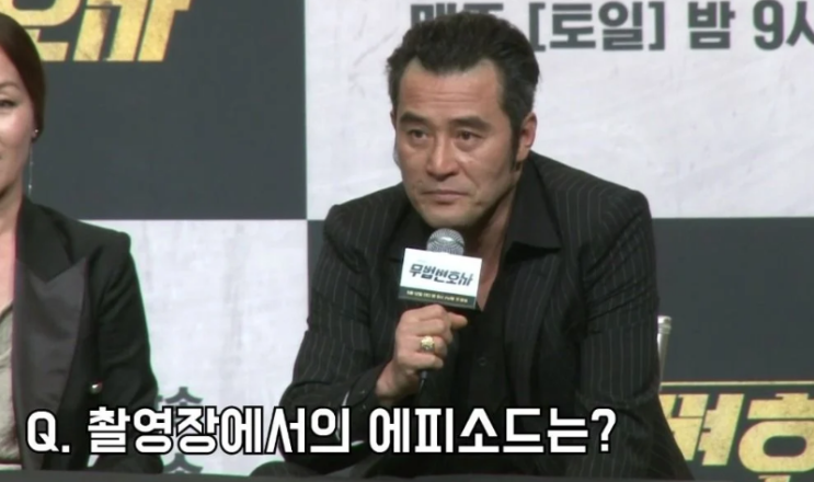  기자들 상대로 몰카하려한 배우 최민수