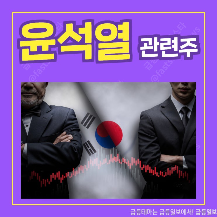 윤석열 관련주 by 급등일보 윤석열 관련주 by 급등일보