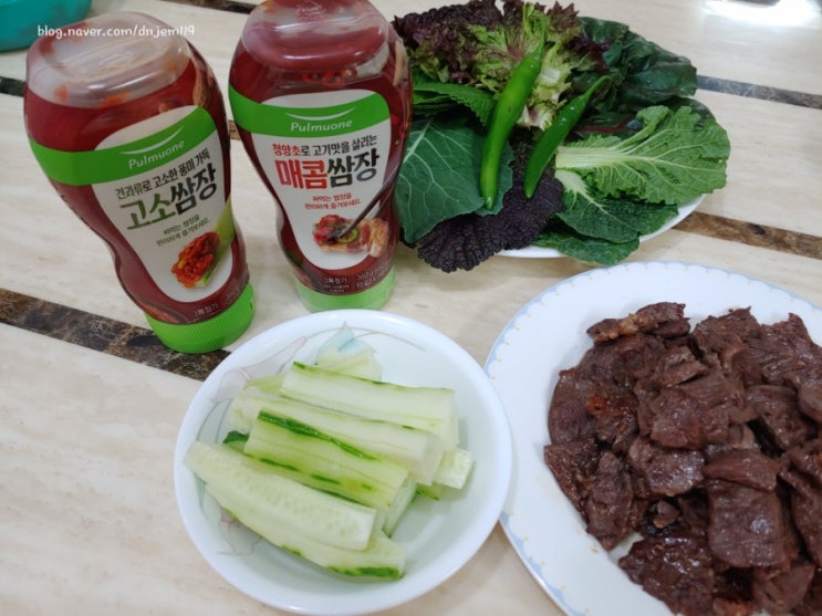  편리미엄! 간편하게 짜먹는 풀무원 고소쌈장 & 매콤쌈장