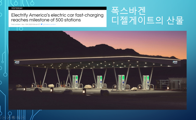  테슬라 슈퍼차저의 대항마인 Electrify america 일렉트리파이 아메리카의 탄생비화와 500개 충전소 개소 소식