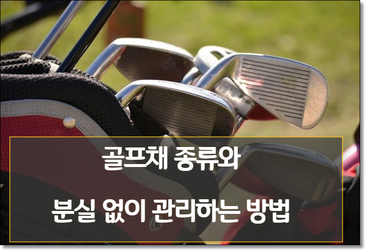 많은 골프채 종류 이름표 골프 네임택 네임스티커 붙여야 분실 없어요!