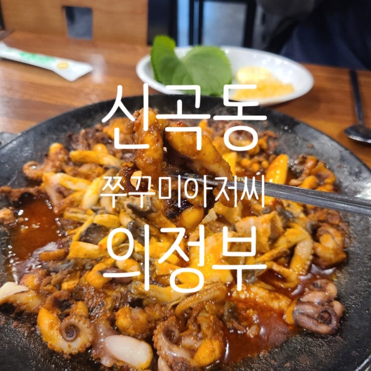  의정부 배달 맛집,의정부 쭈꾸미 신곡동 주꾸미 아저씨 맛있어요.