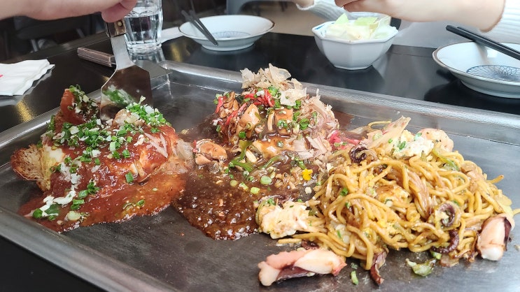 신사역 우와 매력적인 맛의 야끼소바,오코노미야끼 신사역 우와 매력적인 맛의 야끼소바,오코노미야끼