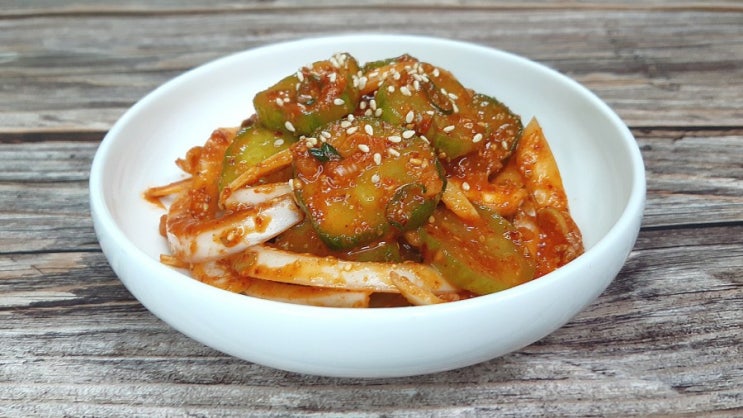 백종원 오이무침 새콤달콤 고추장 양념장 만드는법 백종원 오이무침 새콤달콤 고추장 양념장 만드는법