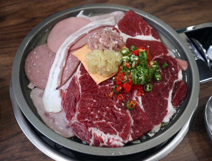  신기촌 맛집 금수라 부대찌개 신기직영점 등심부대전골 존맛탱