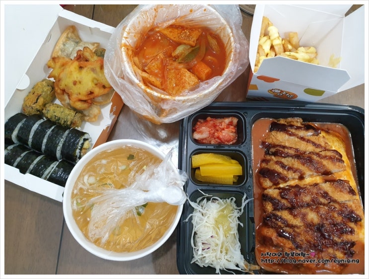  분식맛집 얌샘김밥 천안성정점 배달후기