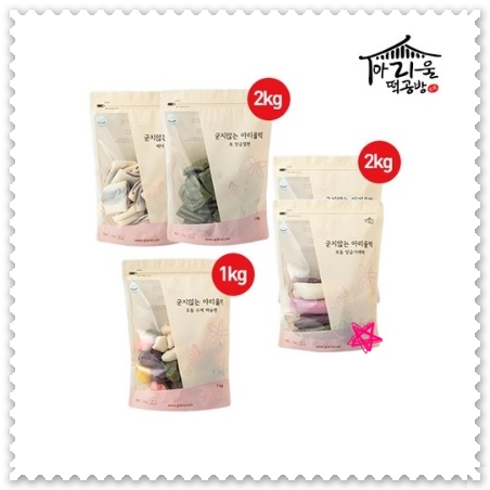굳지않는 아리울 가래떡2+절편2+깨송편1 굳지않는 아리울 가래떡2+절편2+깨송편1