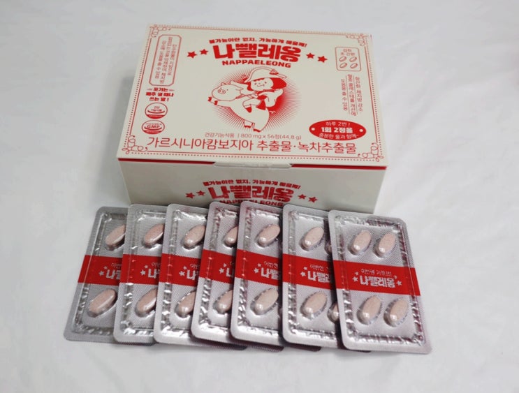  칼로리컷팅제 추천 나뺄레옹 가르시니아 카테킨 다이어트 보조제 후기