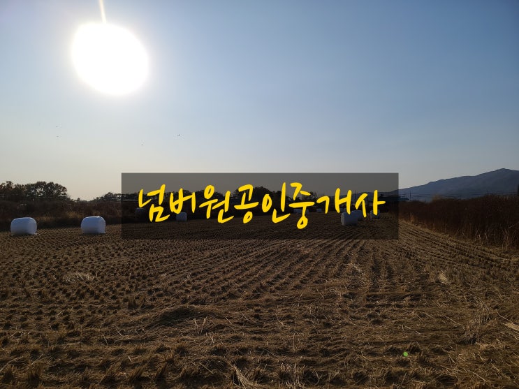  포천시 군내면 유교리 농지매매
