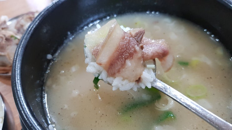 세종시 맛집 민속촌 소머리국밥 뜨끈한 국물