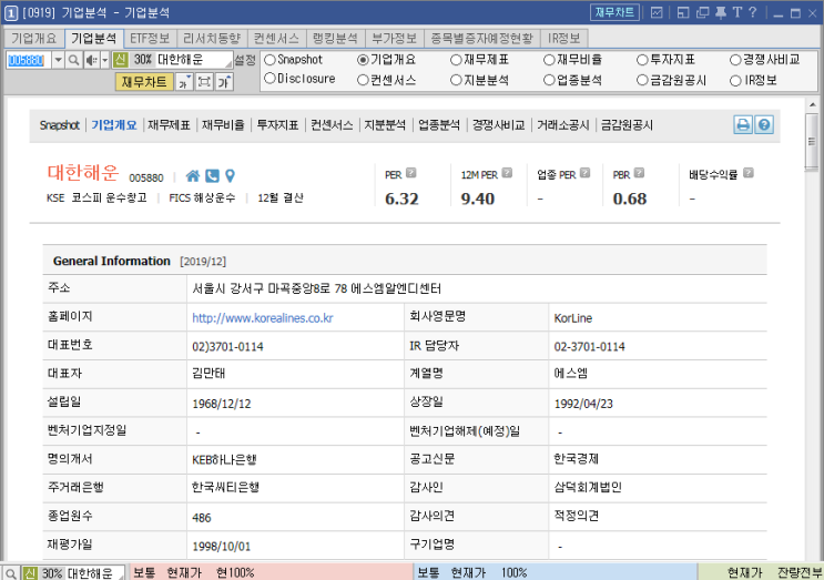 No.34 (20-11-12) 대한해운(005880) No.34 (20-11-12) 대한해운(005880)
