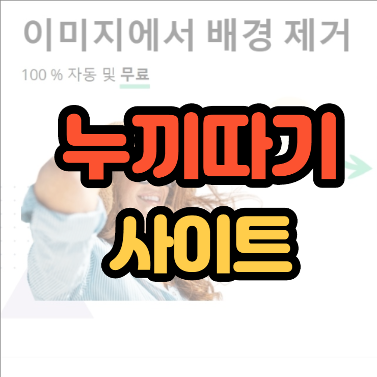 누끼따기 사이트 30초안에 사진배경제거하는 법