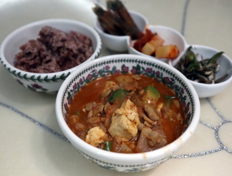  청국장 맛있게 끓이는법 명천 솔밭 식품으로 간단하게