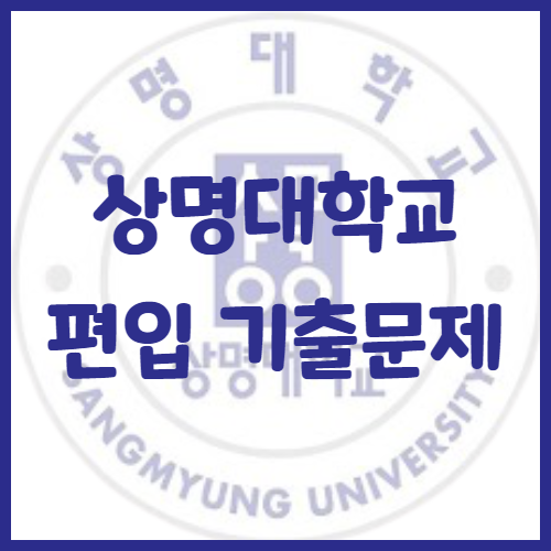 2020년 상명대학교 편입영어 기출문제 난이도 어느정도일까?