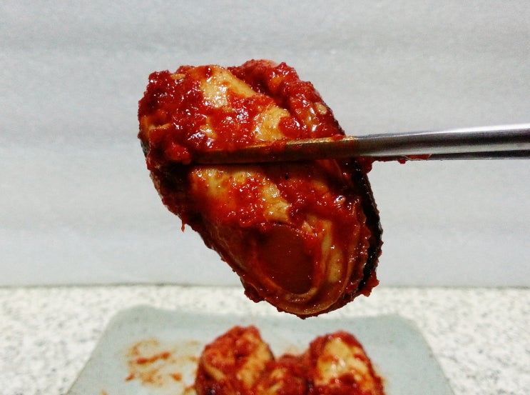 반찬배달 산야초효소 양념 초록입홍합장 양념새우장 간장새우장 큼직