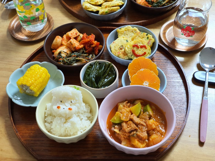 (신혼 밥상) 참치 감자 호박 고추장찌개 맛있게 만드는법