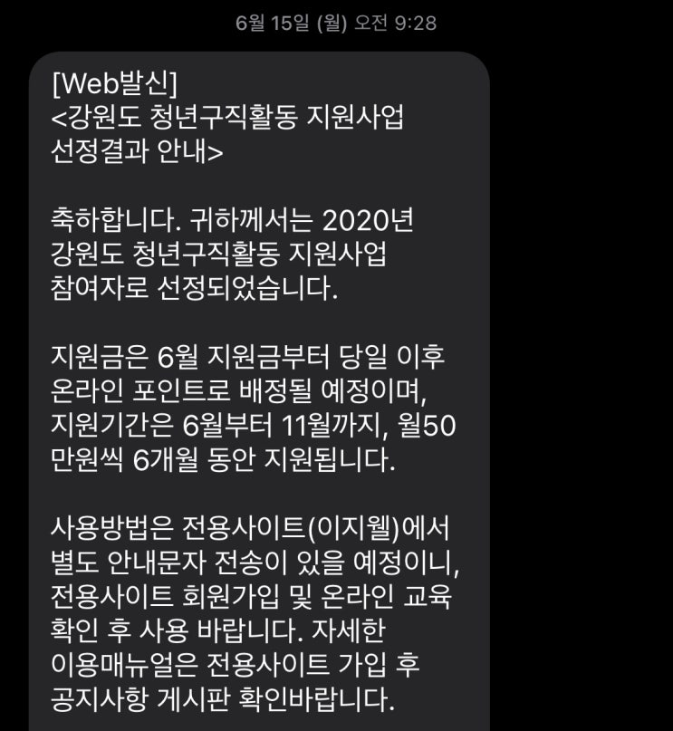  강원 청년구직활동지원금 :: 후기 및 신청조건/ 노트북 구매, 운전면허 취득완료 (ง •_•)ง