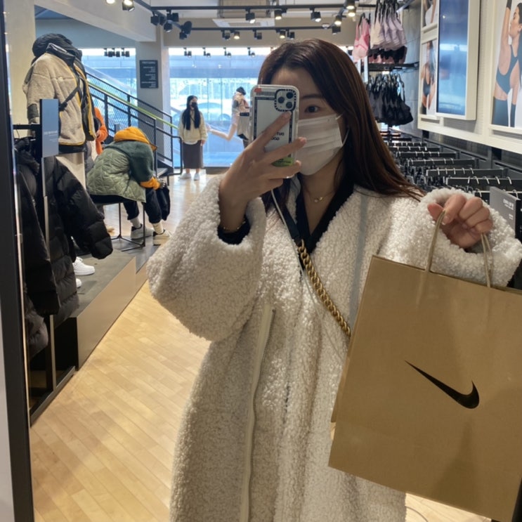  오버핏코디 뽀글이 양털후리스로 완성~!