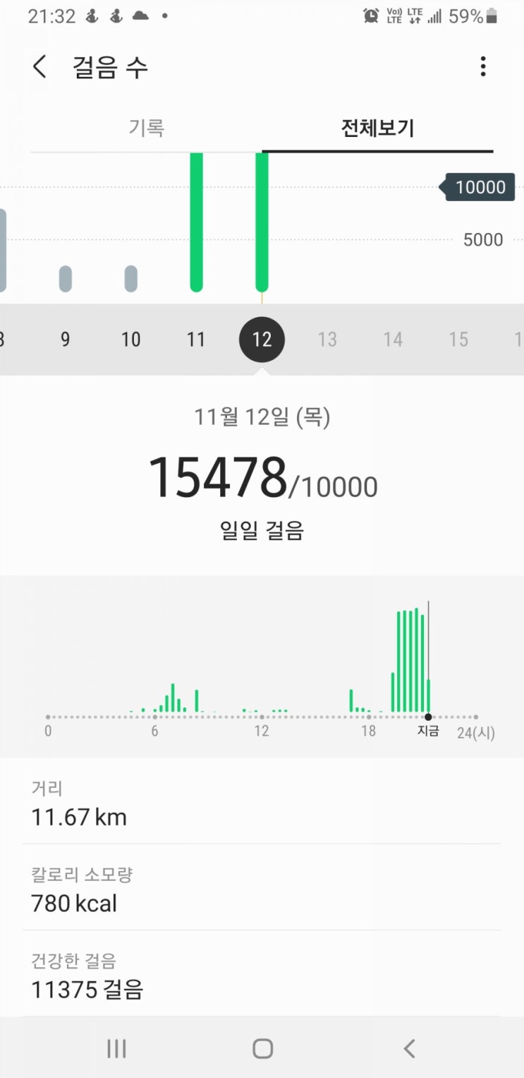  걷기운동 2일차
