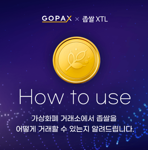 GOPAX 입출금 가이드 (가상화폐거래소에서 머니트리 좁쌀(XTL) 입출금 방법), 전자 지갑간, 은행계좌간 입출금 방법