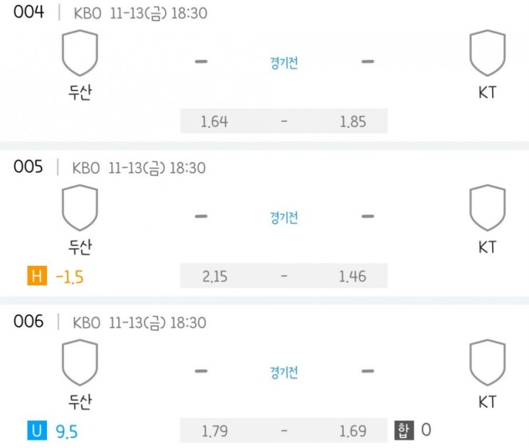 2020.11.13 KBO 포스트시즌 플레이오프 4차전 두산 KT