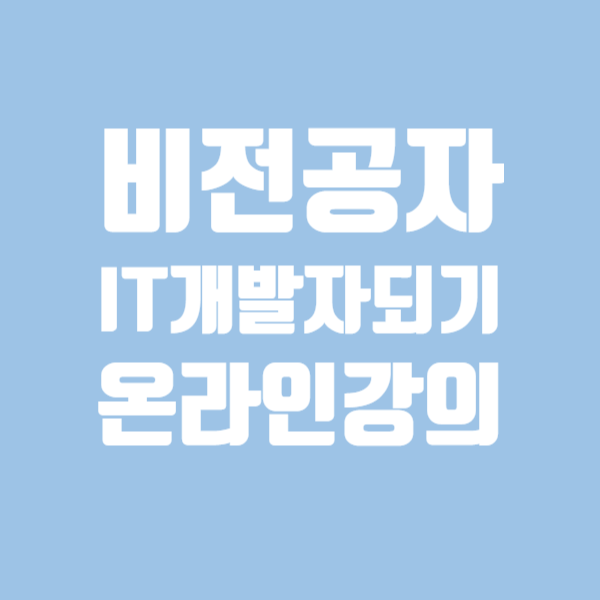  [IT개발자]개발지식A TO Z 개발자취업이나 개발자와소통을 위한강의