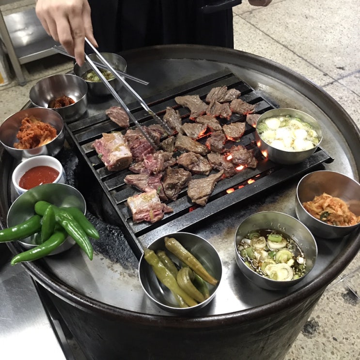  [명동맛집] 명동고기집, 진짜 서서 먹는 '명동서서갈비'