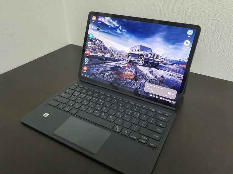  갤럭시 탭 S7+키보드 북커버 리뷰 및 활용 팁 (BOOK COVER KEYBOARD)