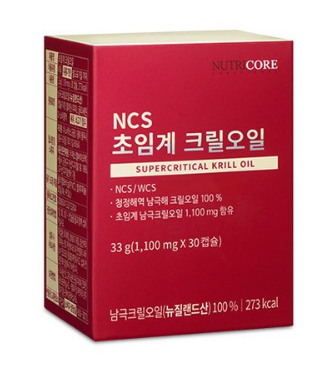  안전한 저온 초임계 공법 뉴트리 코어 크릴 오일