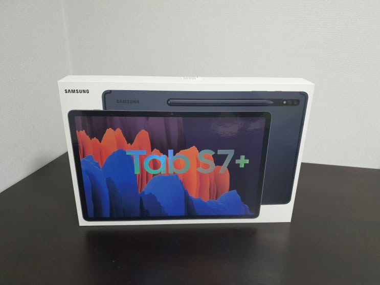  삼성 갤럭시탭 S7+ LTE 256GB 미스틱 블랙 개봉기