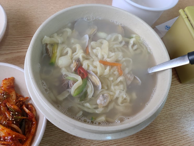  독산동정훈단지맛집바지락손칼국수팥옹심이해물칼국수
