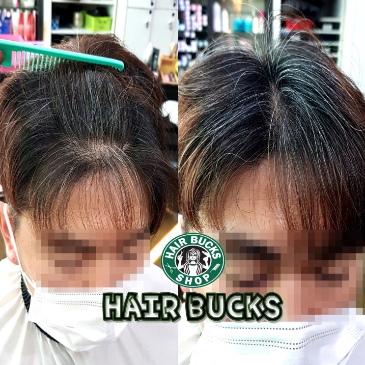  앞머리 + 가르마 모류교정으로 이미지 대변신 ! ! 링거펌전문 수원정자동미용실 헤어벅스