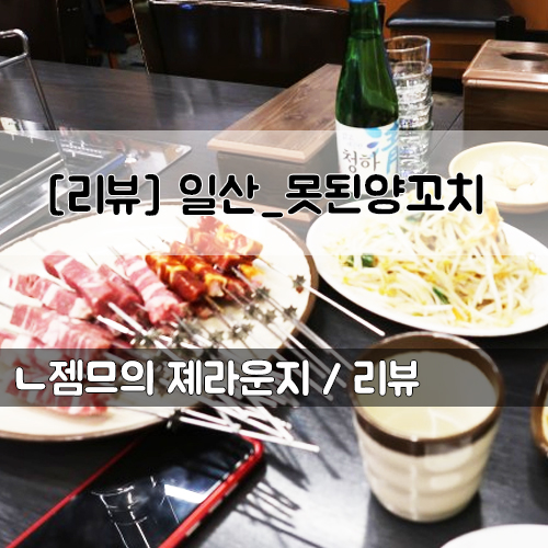  <경기 고양> [일산 / 못된양꼬치] 라페스타 양꼬치