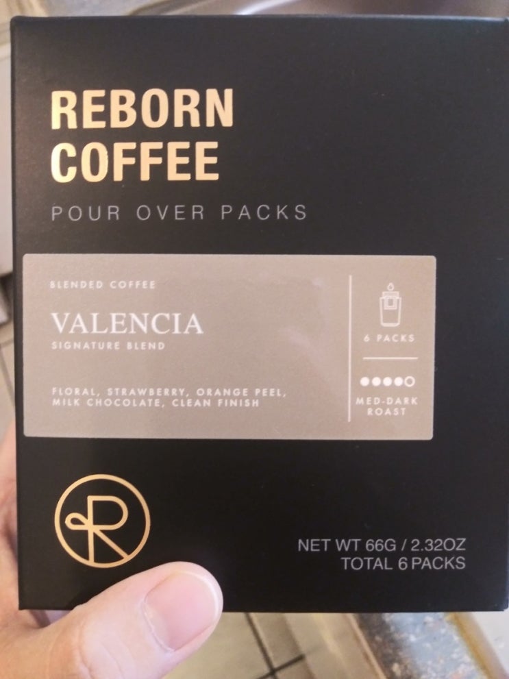  커피머신 필요없는 자체필터 드립 아메리카노! Reborn Valencia Coffee