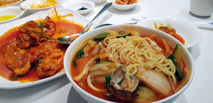  역삼동 중국집 천용에서 사천식 꿔바로우