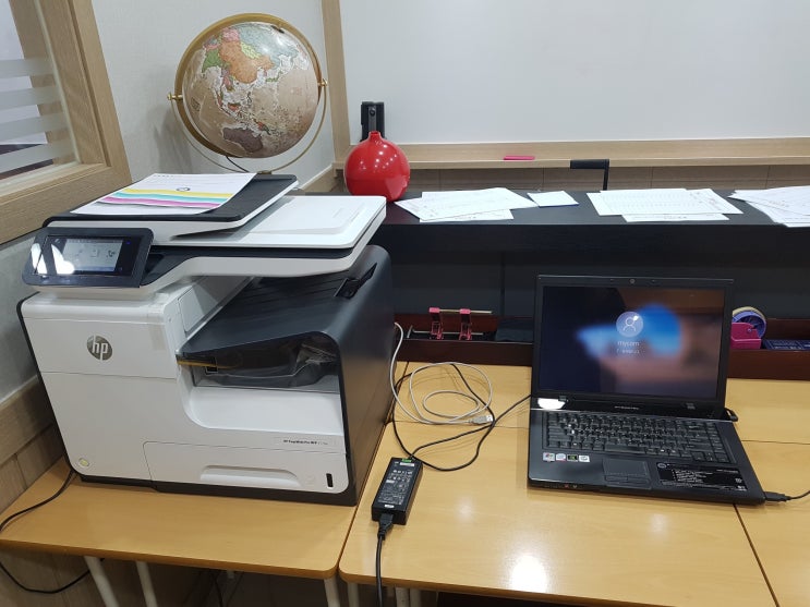  울산프린터임대 복합기임대 무한잉크프린트기 hp477dw 고속기 설치 합니다. - 울산 북구 영어학원