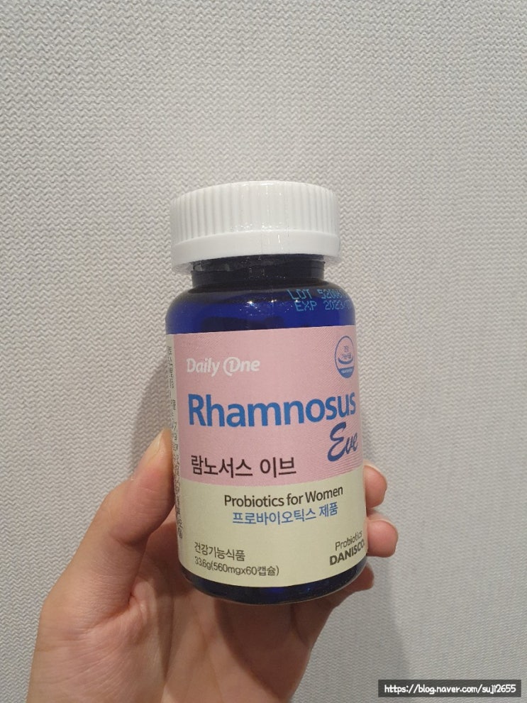  데일리원 람노서스 이브/ 여성유산균/ 프로바이오틱스로 장건강관리 하기!
