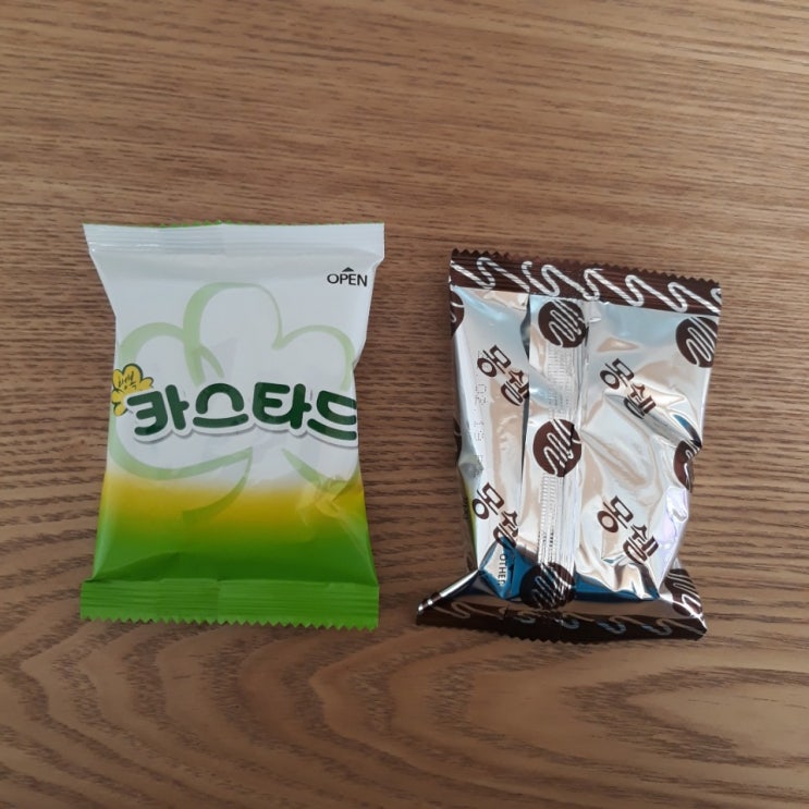  롯데 카스타드 몽쉘 카카오 구입 칼로리도 같이 볼게요
