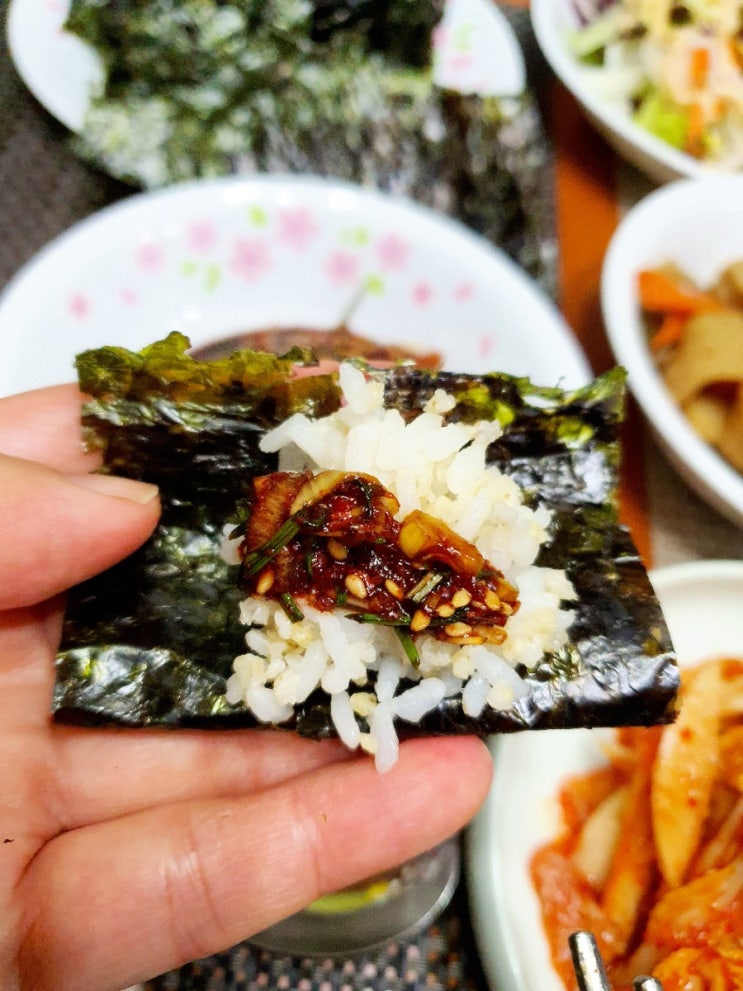  순수해작 토종 햇 곱창김과 달래양념간장