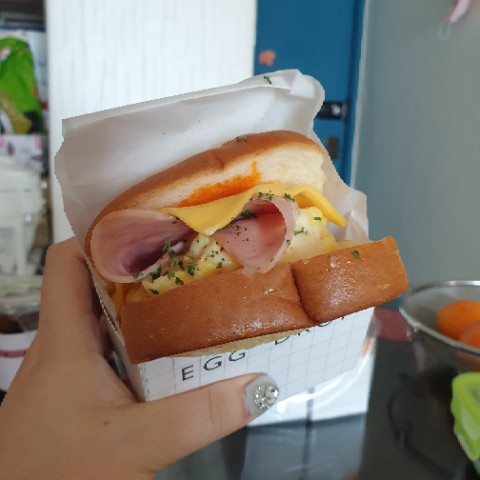  에그드랍은 늘 옳다 배민으로 시켜먹은 [에그드랍 해운대장산점]