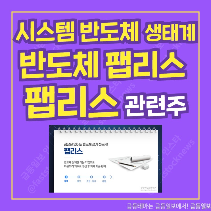 시스템반도체 관련주 by급등일보 시스템반도체 관련주 by급등일보